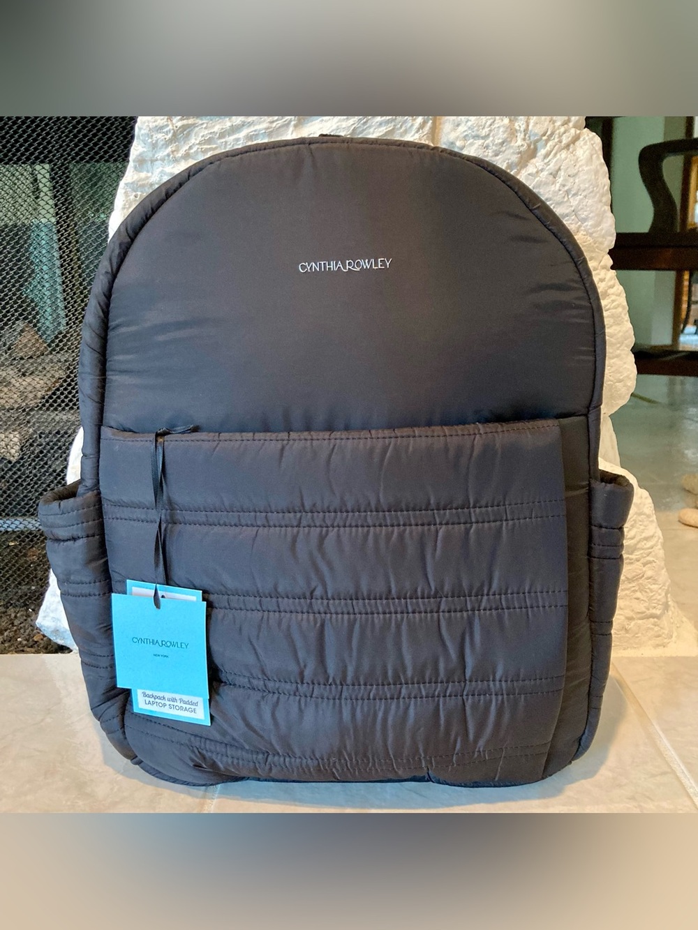 NWT Cynthia Rowley Woman’s Padded Laptop Backpack - Black